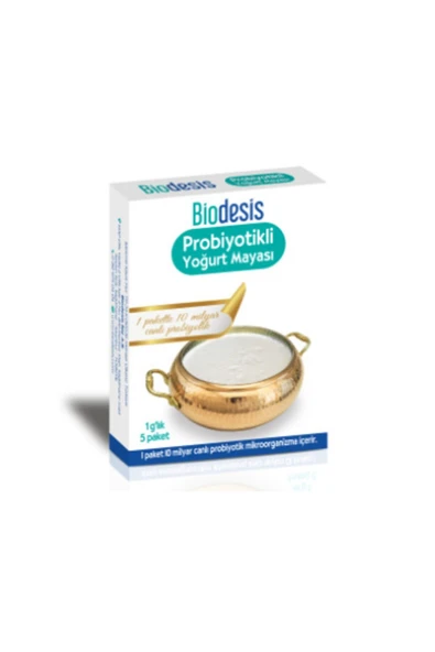 Biodesis Probiyotikli Yoğurt Mayası 1gr X 4 Paket