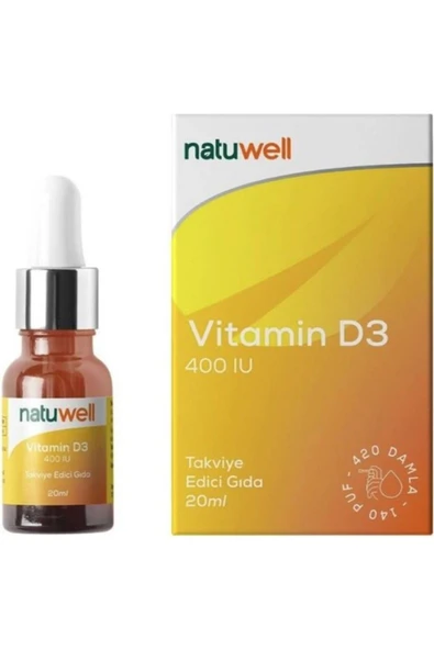 NATUWELL Vıtamın D3 400 Iu 20 ml Spr