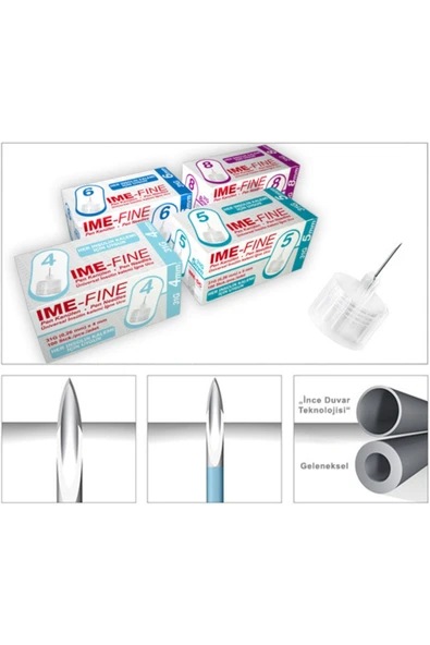 Ime Fıne Insülin Kalemi Iğne Ucu 6mm