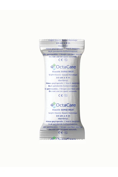 Octacare Elastik Hidrofil Sargı Bezi 10cm X 4m 50'li Tek Paket - Resim 2
