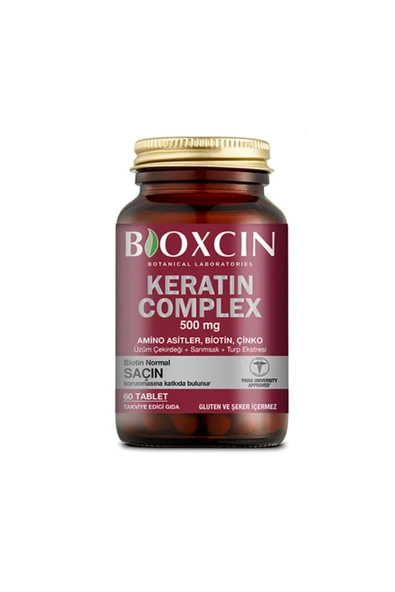 BİOXCİN Keratin Complex Tablet Takviye Edici Gıda 60 Tablet