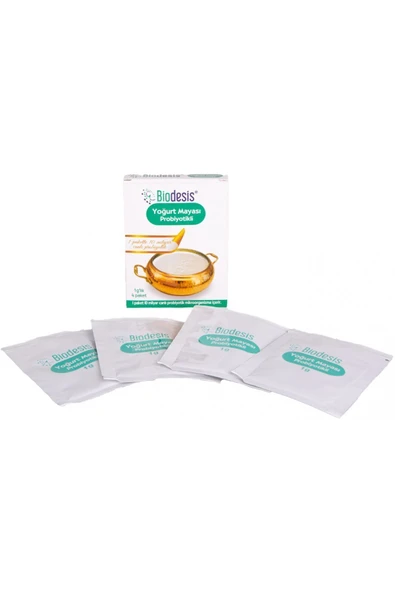 Biodesis Probiyotikli Yoğurt Mayası 1gr X 4 Paket- 1 Kutu 4 Paket - 2