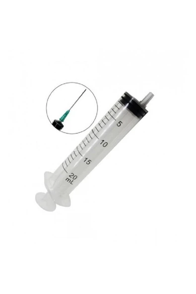 Steril Enjektör 20ml Yeşil 20 Cc 15 Adet