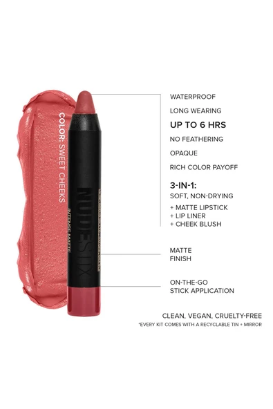 Nudestix Mini Kit Sweet Cheeks Makyaj Seti - Resim 4
