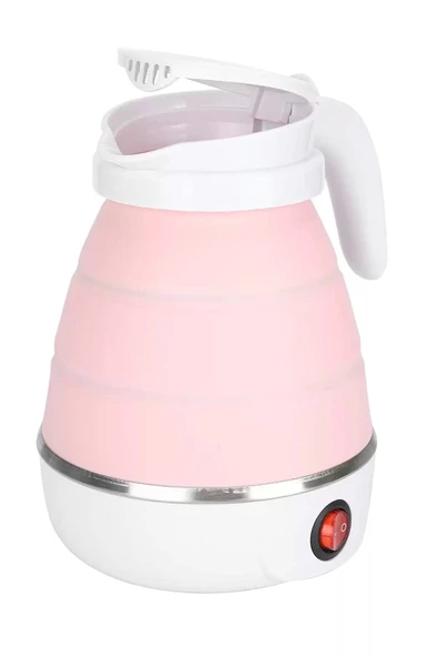 Tilbe Home Silikon Katlanır Elektrikli Kahve Çay Su Isıtıcı Kettle Taşınabilir Seyahat Piknik 600ml. - 2