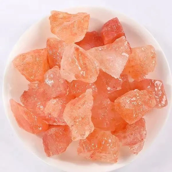 Aromaterapi Uçucu Yağ Taşlı Cam Kavanoz - Turuncu Tuz Madeni 100g