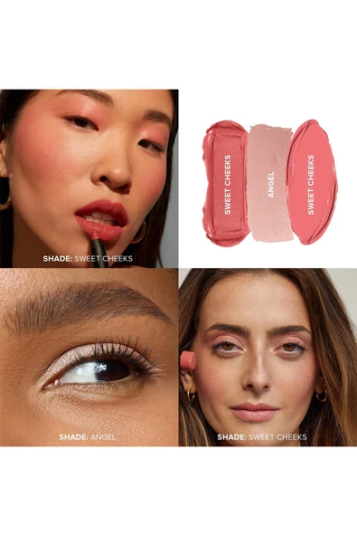 Nudestix Mini Kit Sweet Cheeks Makyaj Seti - Resim 3