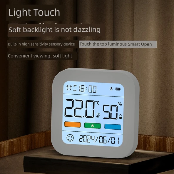 Dijital Termometre Higrometre - Temel Pil - Resim 4