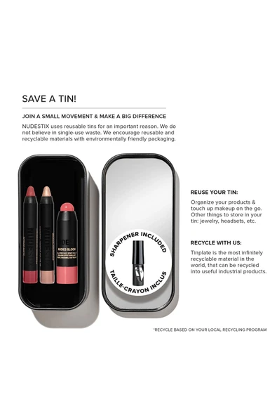 Nudestix Mini Kit Sweet Cheeks Makyaj Seti - Resim 7