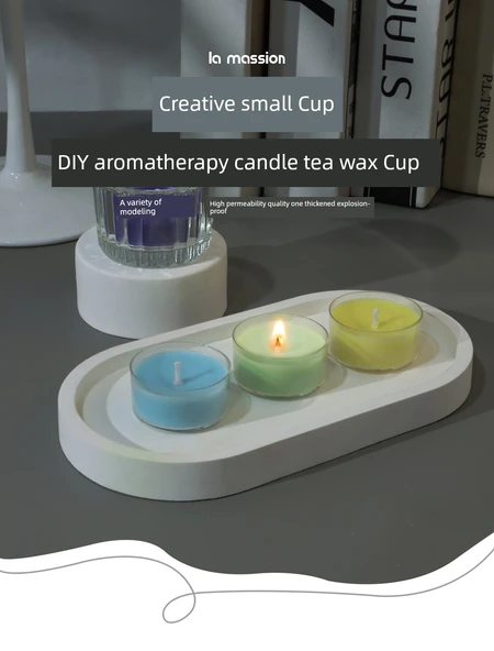 DIY Aromaterapi Mum Yapım Seti - Çiçek Şekilli Çay Mumu Kabı 2'li Paket - Resim 7