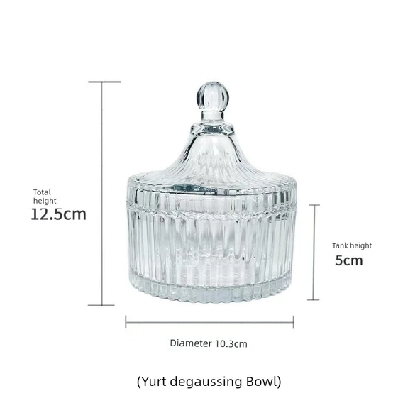 Aromaterapi Uçucu Yağ Taşlı Cam Kavanoz - Moğol Tankı 350g - 8