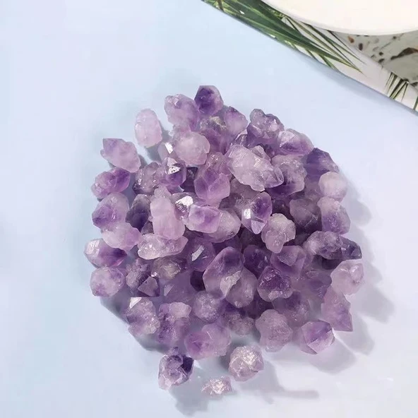 Aromaterapi Uçucu Yağ Taşlı Cam Kavanoz - Ametist Çiçeği 100g