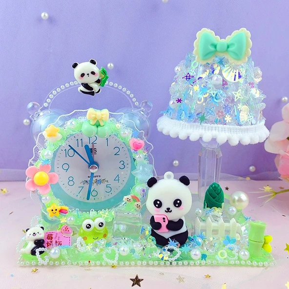 DIY El Yapımı Çocuk Alarm Saati - Küçük Panda