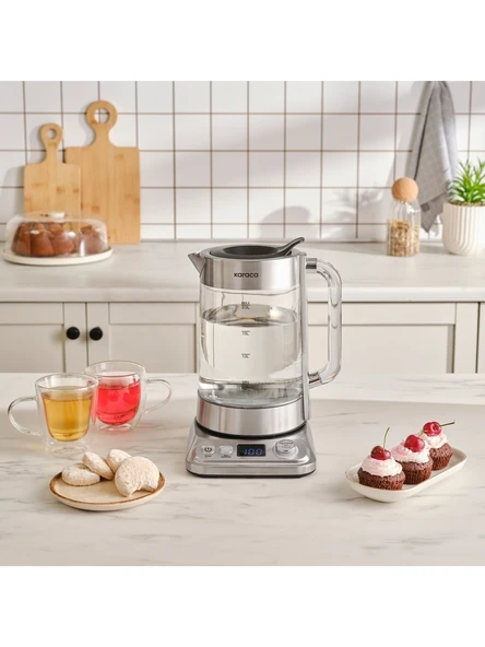 Karaca Refika'dan Xl Cam Çay Makinesi Chrome - 2