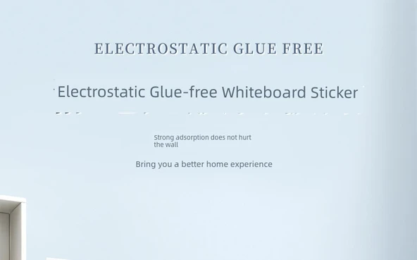 Elektrostatik Yazı Tahtası Duvar Stickerı - 120cm x 2 Metre - 7