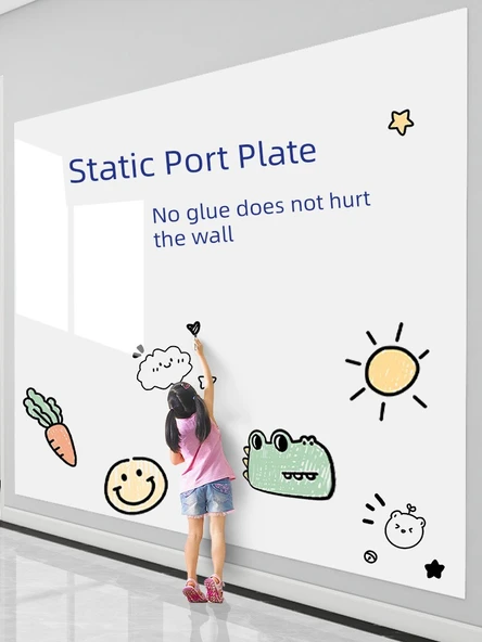 Elektrostatik Yazı Tahtası Duvar Stickerı - 120cm x 2 Metre - 2