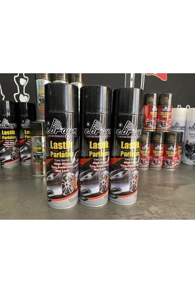 Premium Lastik Parlatıcı Tampon Parlatıcı Koruyucu Aerosol Sprey 500 ml - 5