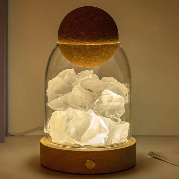 Kristal Aromaterapi Taş Saklama Kavanozu - Renkli (500g) - 3
