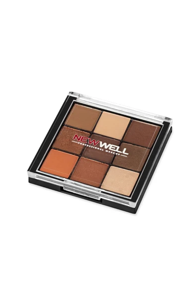 NEW WELL Eyeshadow Palette 9 Colours No 01. - 4