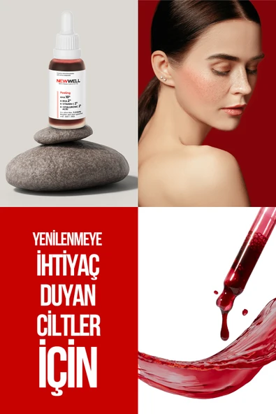 Aha & Bha Canlandırıcı & Cilt Tonu Eşitleyici Kırmızı Peeling Cilt Serumu 30 Ml - 3