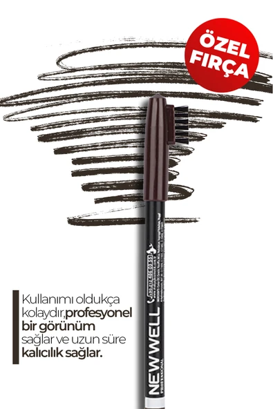 Kaş Kalemi - Kahverengi - 3