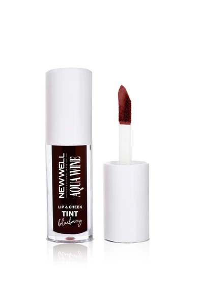 NEW WELL Aqua Wine Lip & Cheek Tint Yaban Mersini Aromalı 6 ML - 4