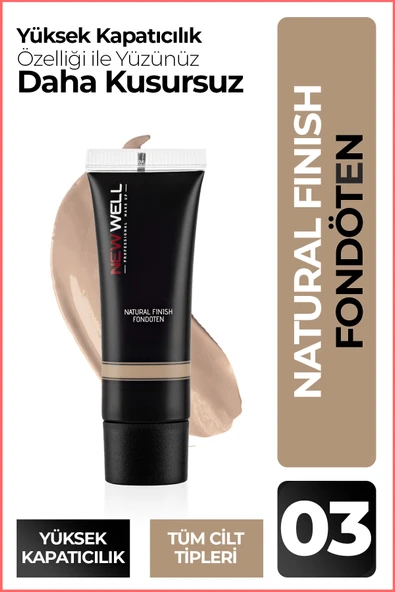 Naturel Finish Fondöten No 03 - Resim 2