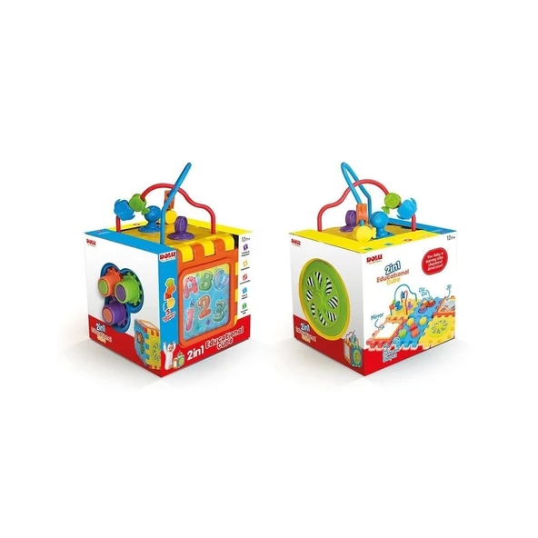 5092 2 In 1 Eğitici Küp Ve Puzzle