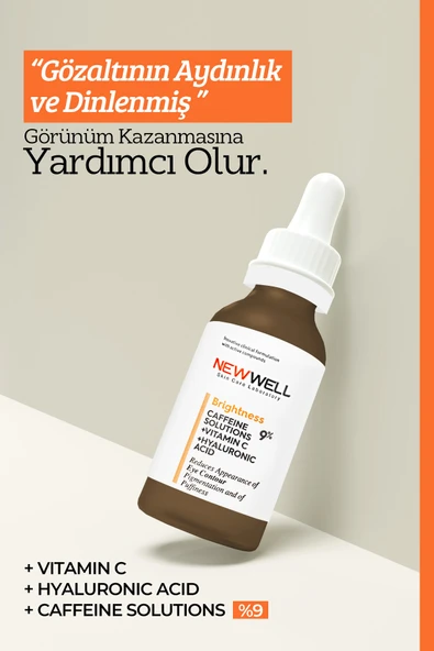 Torbalanma ve Morluk Karşıtı Aydınlatıcı Kafein Göz Altı Serumu 30 ML - 3