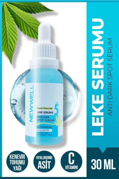 NEW WELL Kenevir Yağ Özlü Cilt Bakım Serumu (30 Ml )