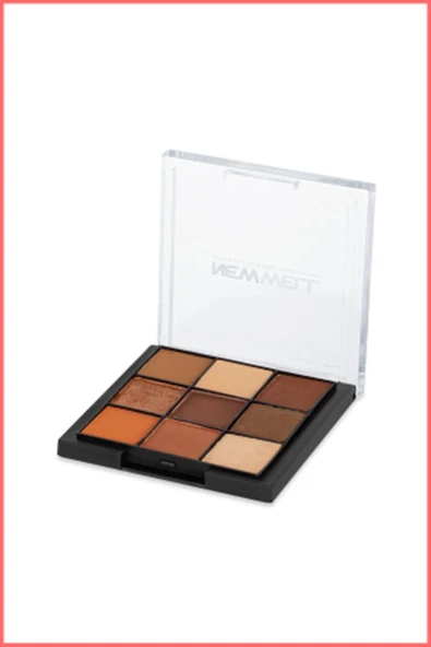 NEW WELL Eyeshadow Palette 9 Colours No 01. - 3
