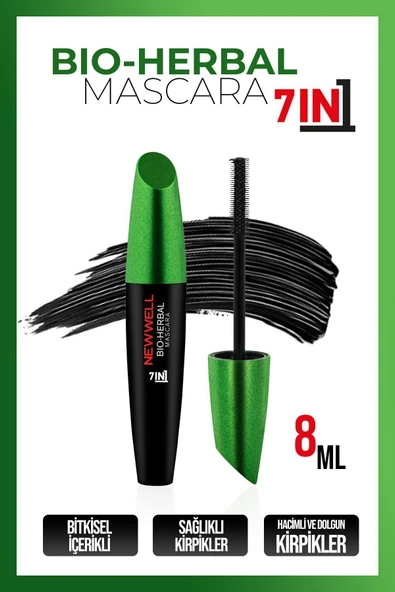 NEW WELL Bitkisel Maskara - Bio-Herbal Bitkisel Mascara 7 in 1 8680923313184 - 7