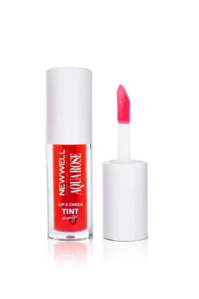 NEW WELL Aqua Rose Lip & Cheek Tint Mango Aromalı 6 ML - 4