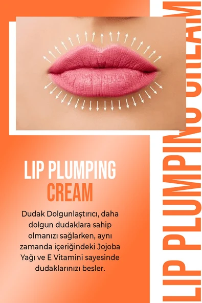NEW WELL Lip Plumping Cream Sun Orange Dudak Dolgunlaştırıcı Krem 5 ML - 2