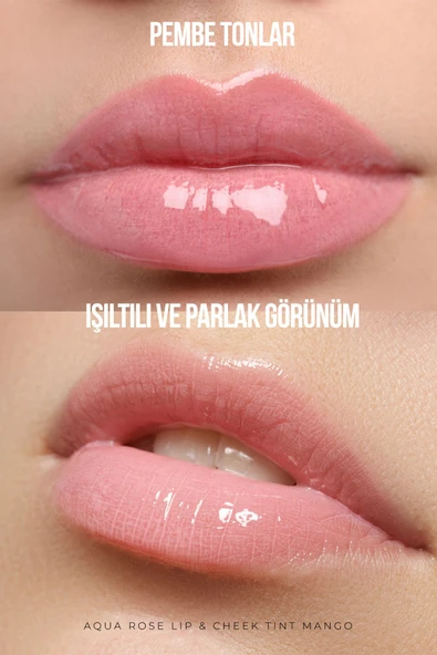 NEW WELL Aqua Rose Lip & Cheek Tint Mango Aromalı 6 ML - 2