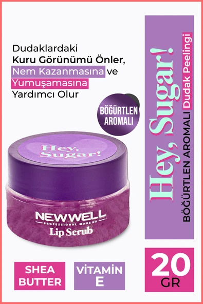 Hey Sugar! Böğürtlen Aromalı Dudak Peelingi 20gr - 2