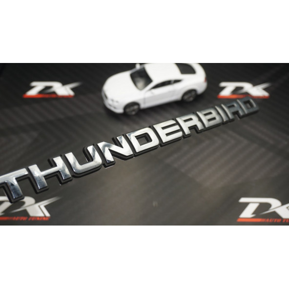 Ford Thunderbird Yeni Nesil Bagaj 3M 3D Krom ABS Logo Amblem