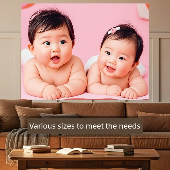 Bebek Hamilelik Poster Duvar Stickerı - Ejderha ve Anka Kuşu 70x100cm - 10