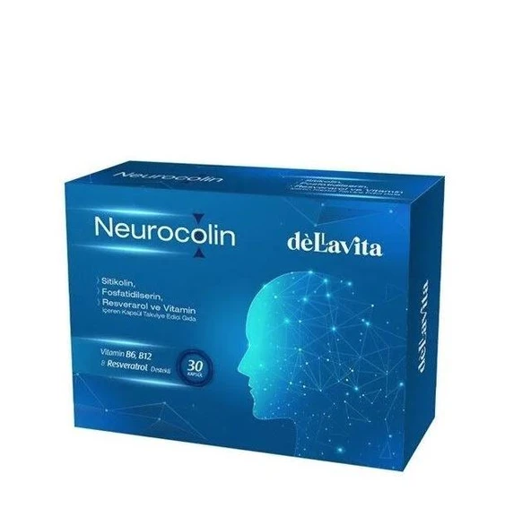 Dellavita Neurocolin Plus 30 Kapsül - 1