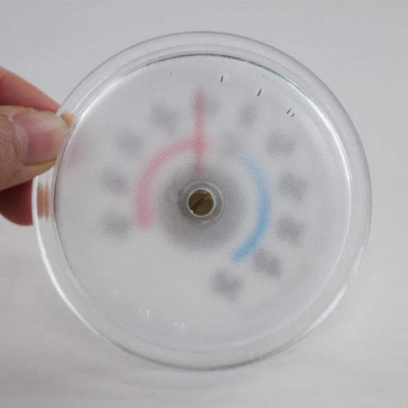 Yuvarlak Plastik Kapı ve Pencere Termometresi 0-50°C - 5