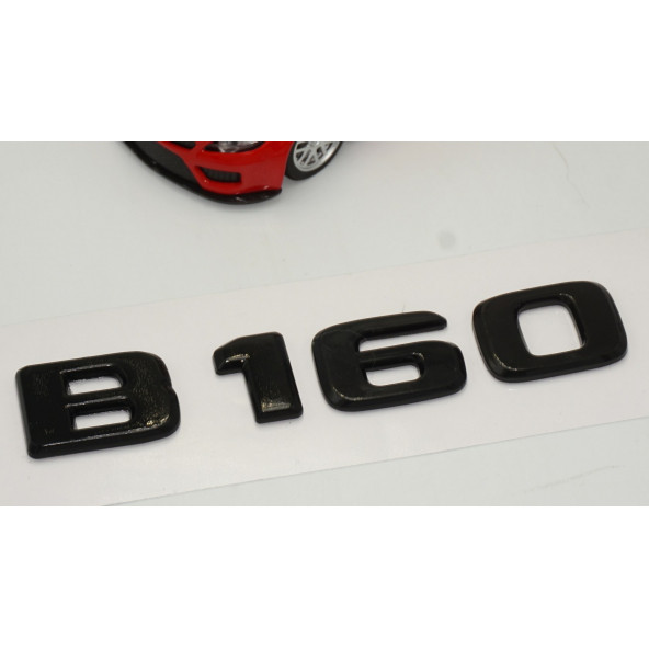 B 160 Bagaj Parlak Siyah ABS 3M 3D Yazı Logo - 3