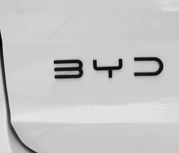 DK Tuning Byd Bagaj Siyah ABS Bagaj Yazı Logo Arma - 3