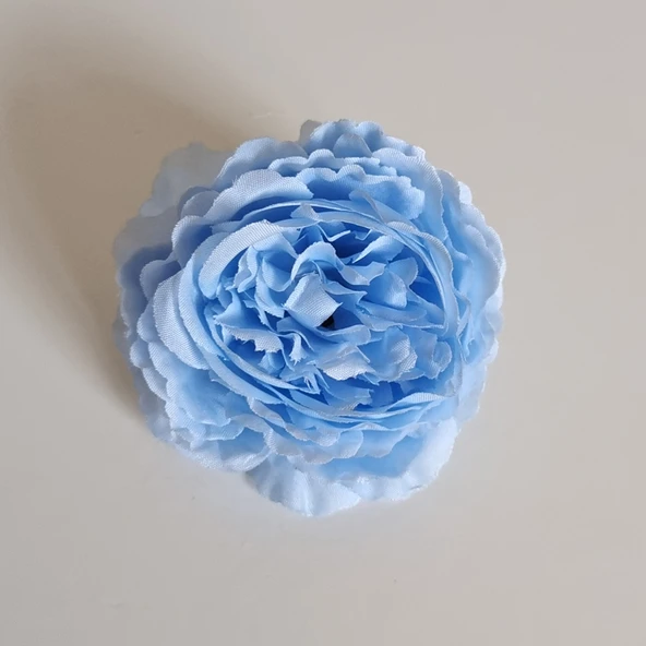 Yapay Gül Çiçeği - Yang Şakayık Açık Mavi Çiçek Başı (7-8cm)