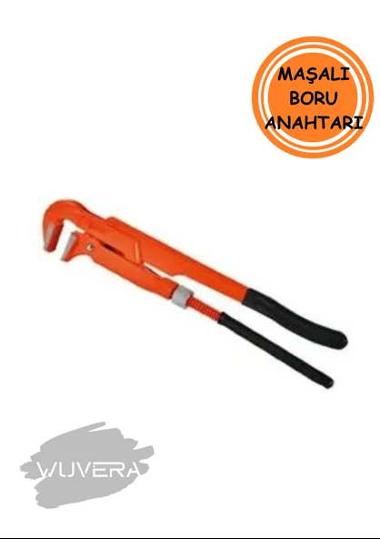 Wuvera 2'' Maşalı Boru Anahtarı – Geniş Ağızlı, Dayanıklı, Güçlü Kavrama - 3