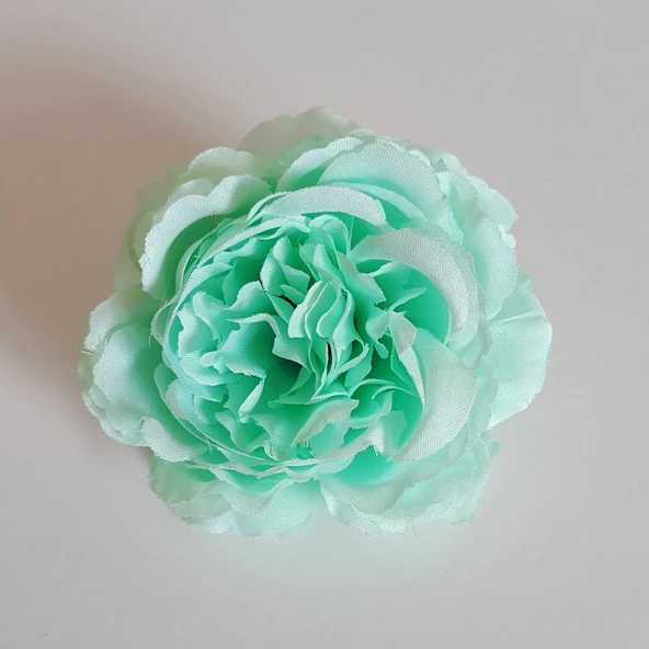 Yapay Gül Çiçeği - Yang Şakayık Açık Süt Beyazı Çiçek Başı (7-8cm) - 9