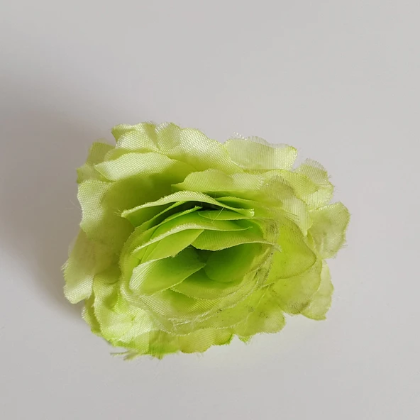 Yapay Gül Çiçeği - Yeşil (8cm Gül)