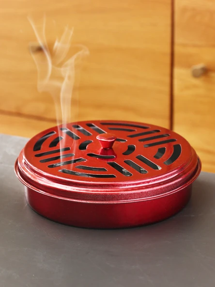 Alaşımlı Kapaksız Sinek Kovucu Buhurdanlık - Gümüş [5 Adet] - Resim 5