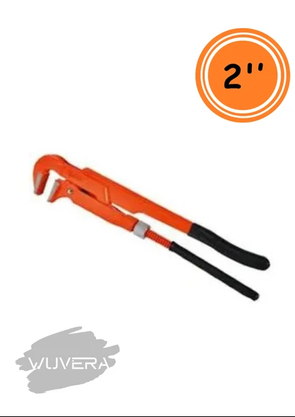 Wuvera 2'' Maşalı Boru Anahtarı – Geniş Ağızlı, Dayanıklı, Güçlü Kavrama - 2