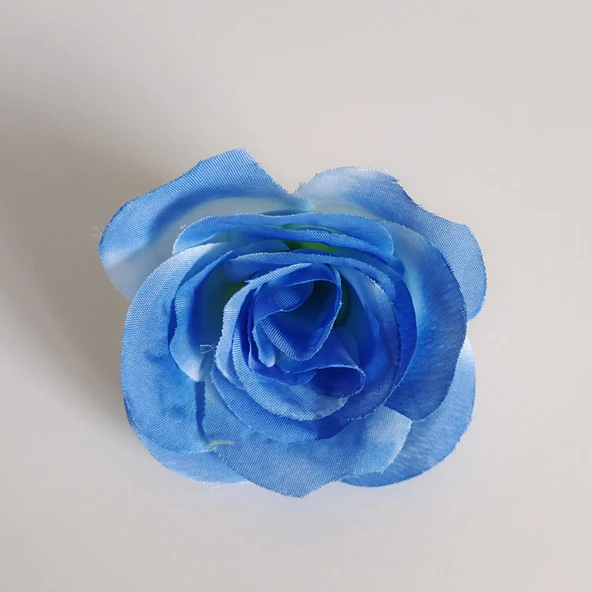 Yapay Gül Çiçeği - Yang Şakayık Açık Süt Beyazı Çiçek Başı (7-8cm) - 6