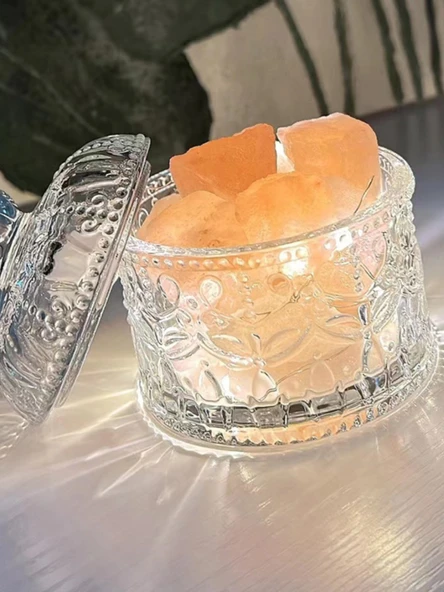 Kristal Cam Aromaterapi Difüzörü - Mavi Fosfor Taşı 2-4cm 100g - 4